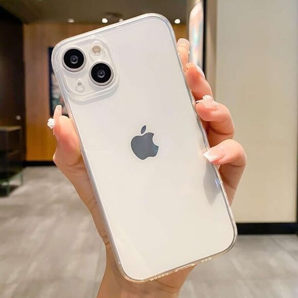 iPhone 15 Pure Clear Case (Never Yellowing) Transparent Slim Cover 6.1" - Picture 3 of 3